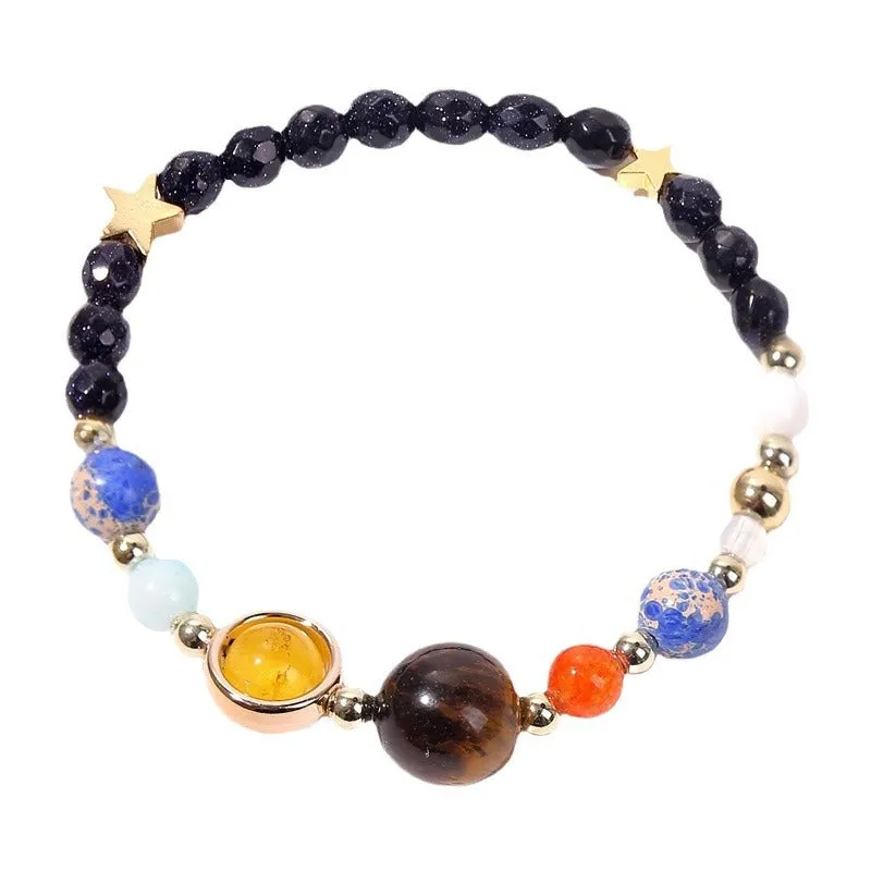 Wholesale Universe Galaxy Solar System Eight Planets Bracelet