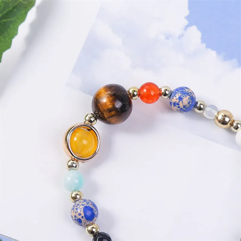 Wholesale Universe Galaxy Solar System Eight Planets Bracelet