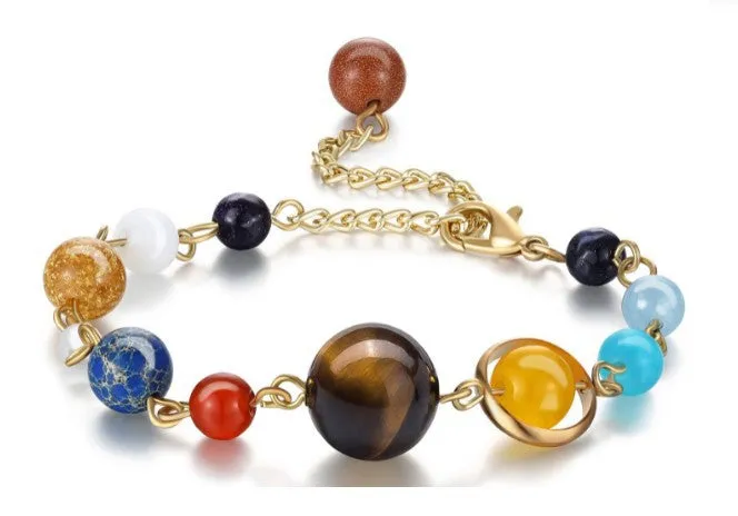 Wholesale Universe Galaxy Solar System Eight Planets Bracelet