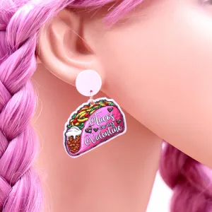 Wholesale Valentine's Day Cookies, Love Acrylic Earrings