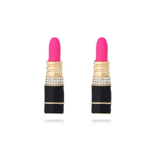 Wholesale Valentine's Day Drop Glaze Lipstick Earrings