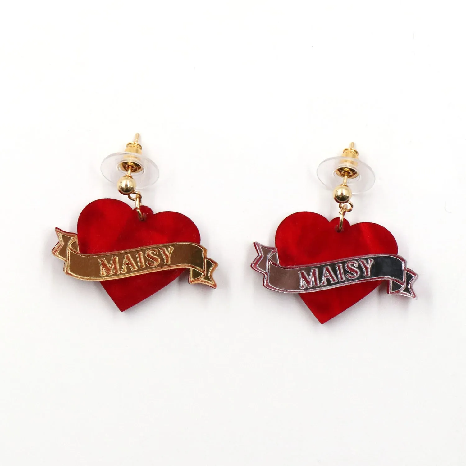 Wholesale Valentine's Day Earrings Love Letters MAISY Acrylic Earrings