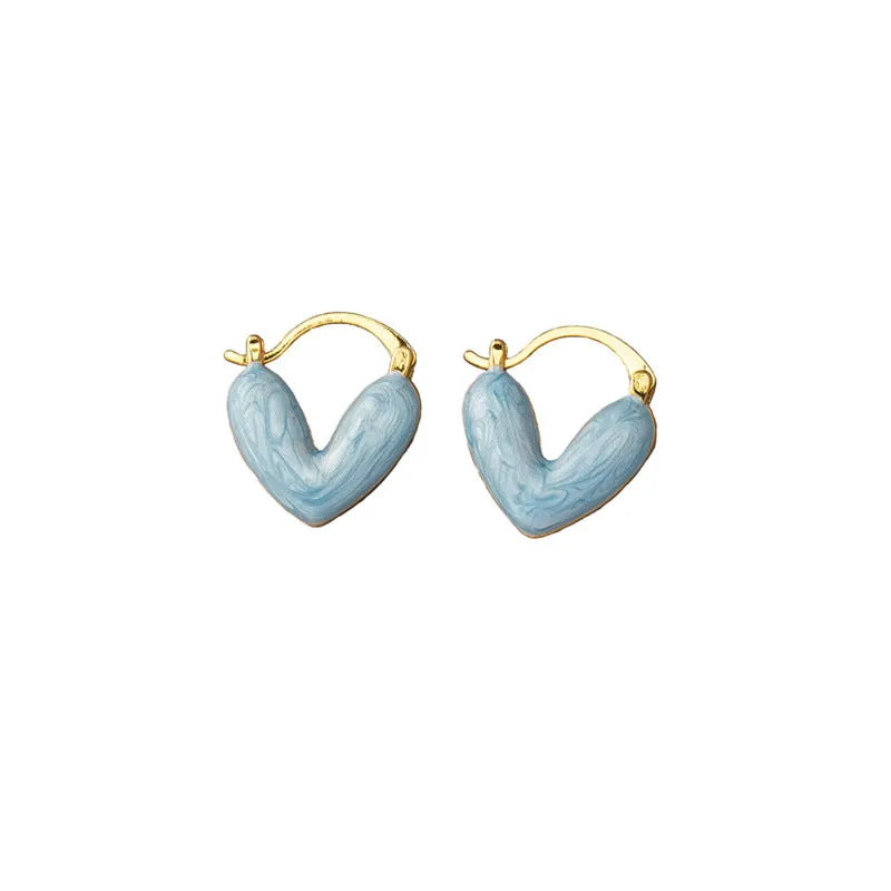 Wholesale Valentine's Day Enamel Love Earrings
