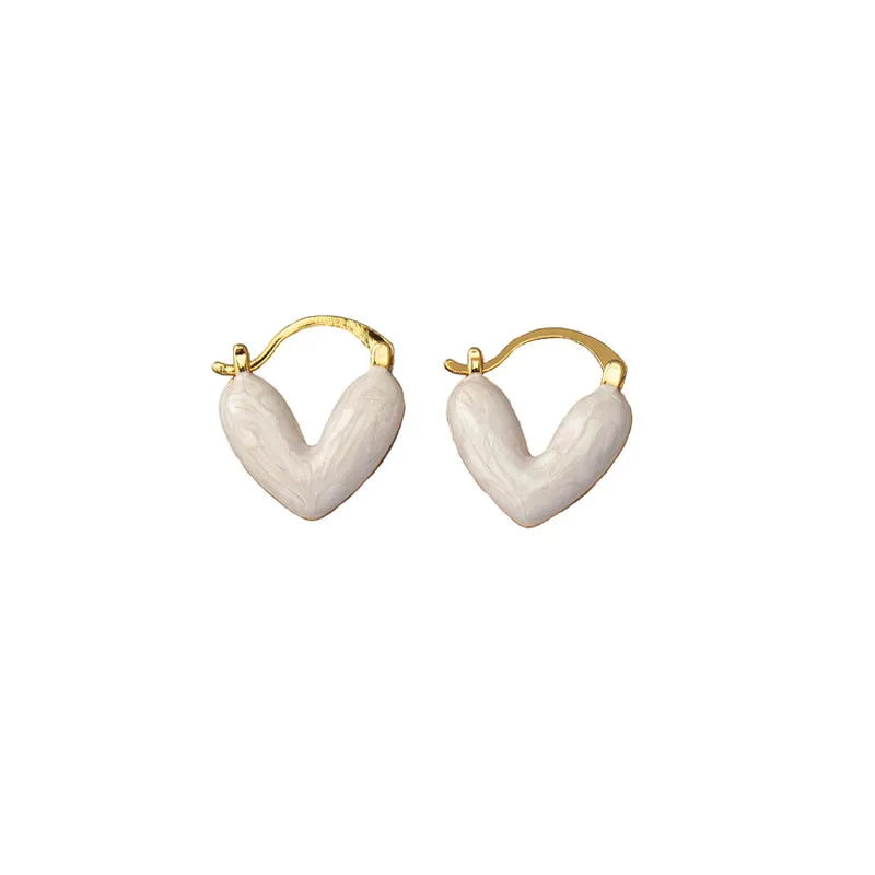Wholesale Valentine's Day Enamel Love Earrings