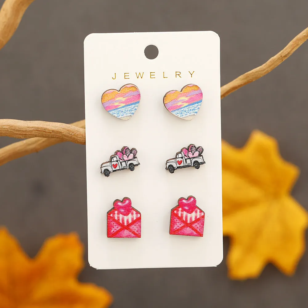 Wholesale Valentine's Day Envelopes, Love Cars, Earrings