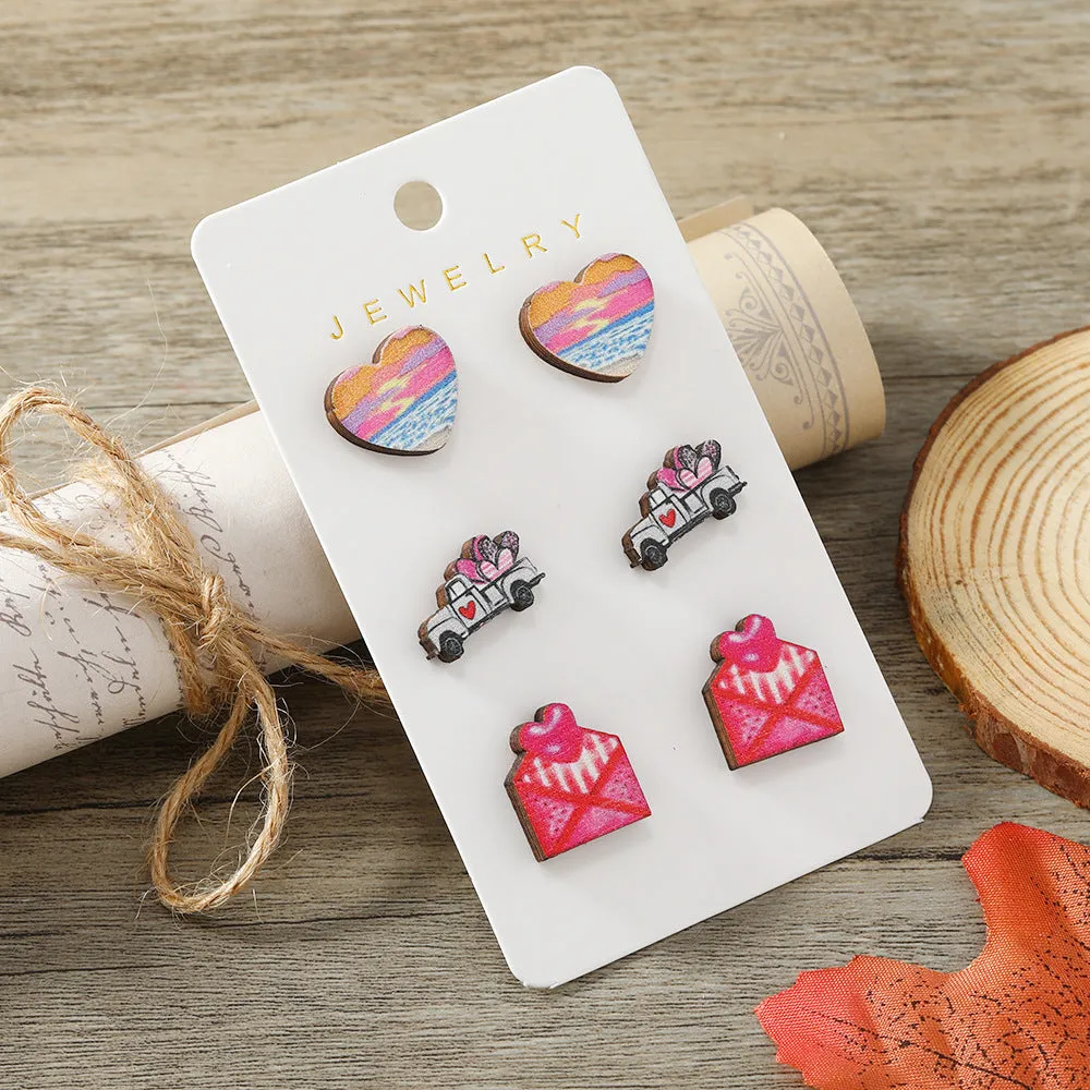 Wholesale Valentine's Day Envelopes, Love Cars, Earrings