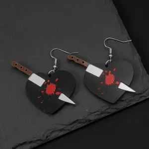 Wholesale Valentine's Day Heart Acrylic Earrings