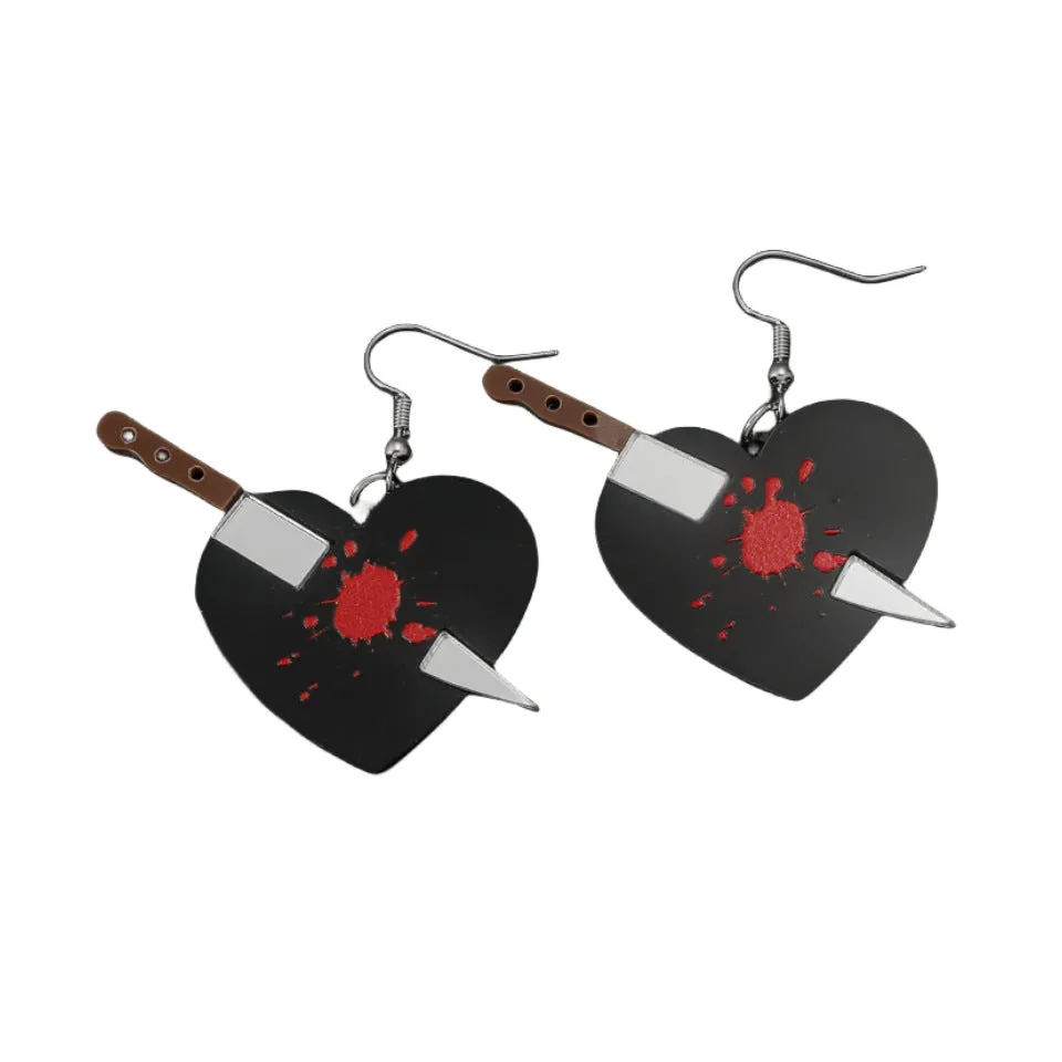 Wholesale Valentine's Day Heart Acrylic Earrings