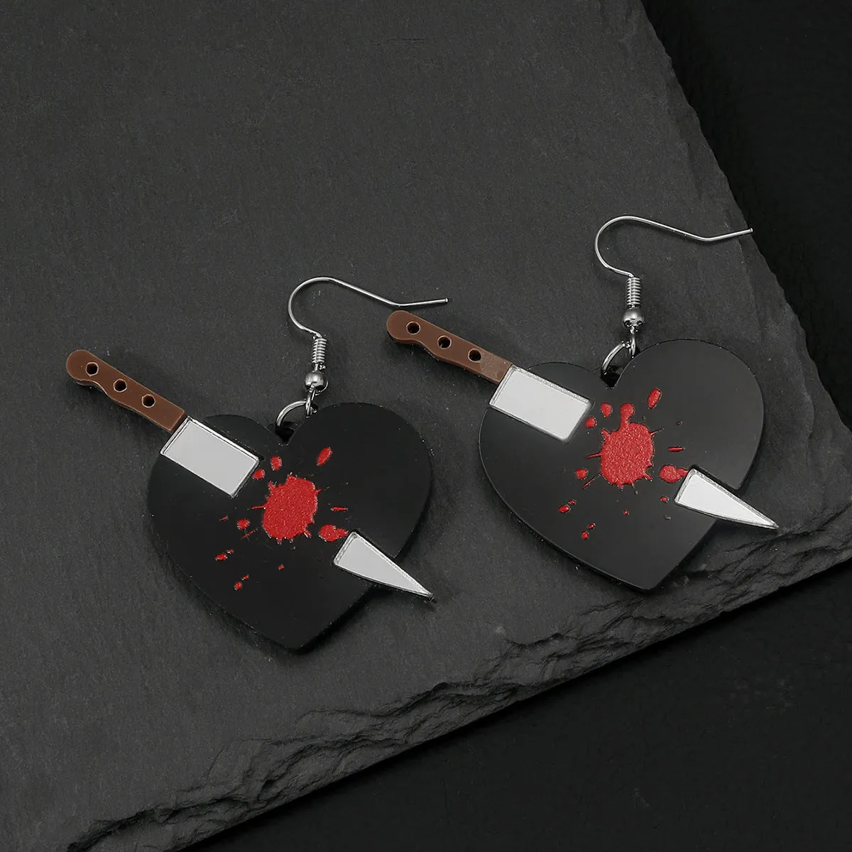 Wholesale Valentine's Day Heart Acrylic Earrings