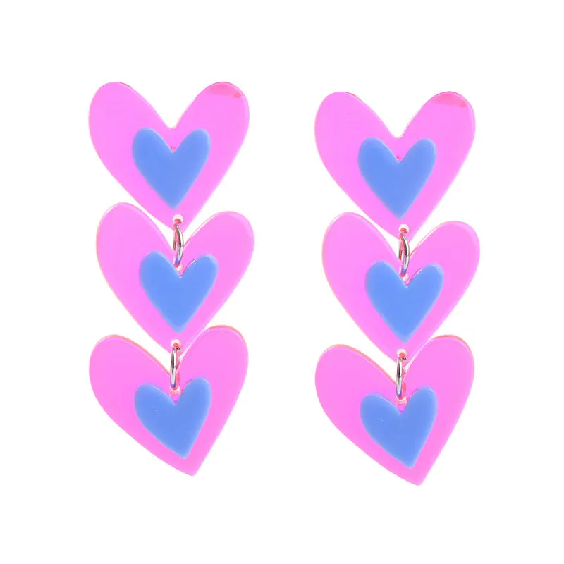 Wholesale Valentine's Day Love Acrylic Earrings