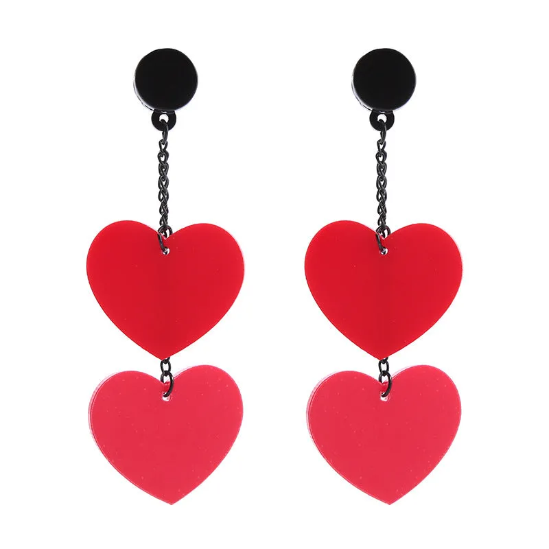 Wholesale Valentine's Day Love Acrylic Earrings