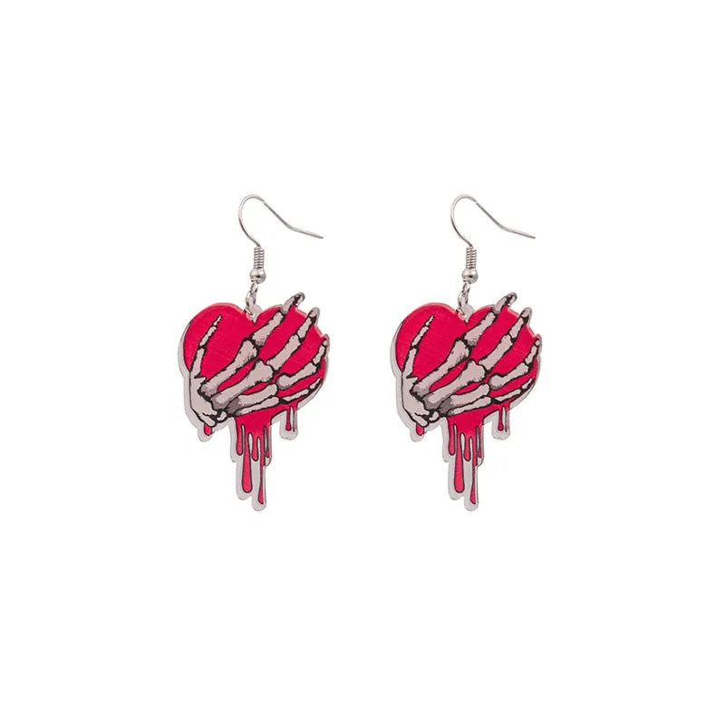 Wholesale Valentine's Day Love Gnome Flamingo LOVE Acrylic Earrings