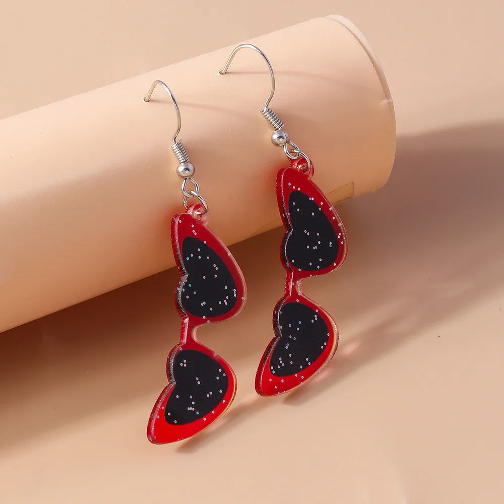 Wholesale Valentine's Day Love Sunglasses Earrings