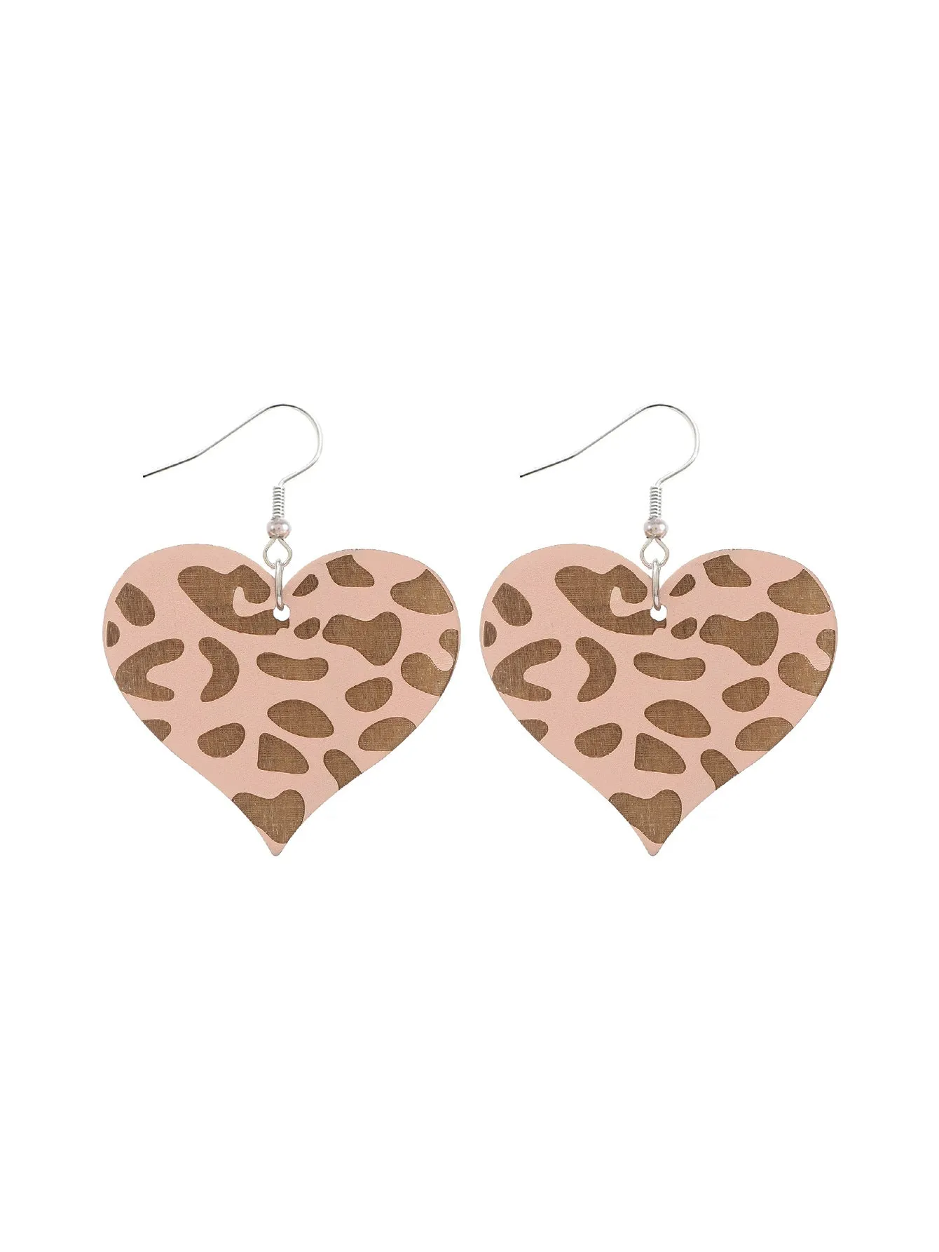 Wholesale Valentine's Day Love Wood Chips Football Baseball Wooden Earrings