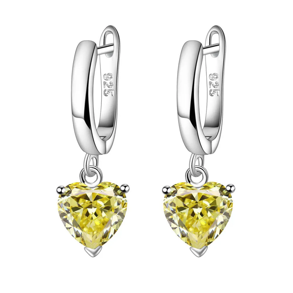 Wholesale Valentine's Day Love Zircon Necklace Earrings Ring Set
