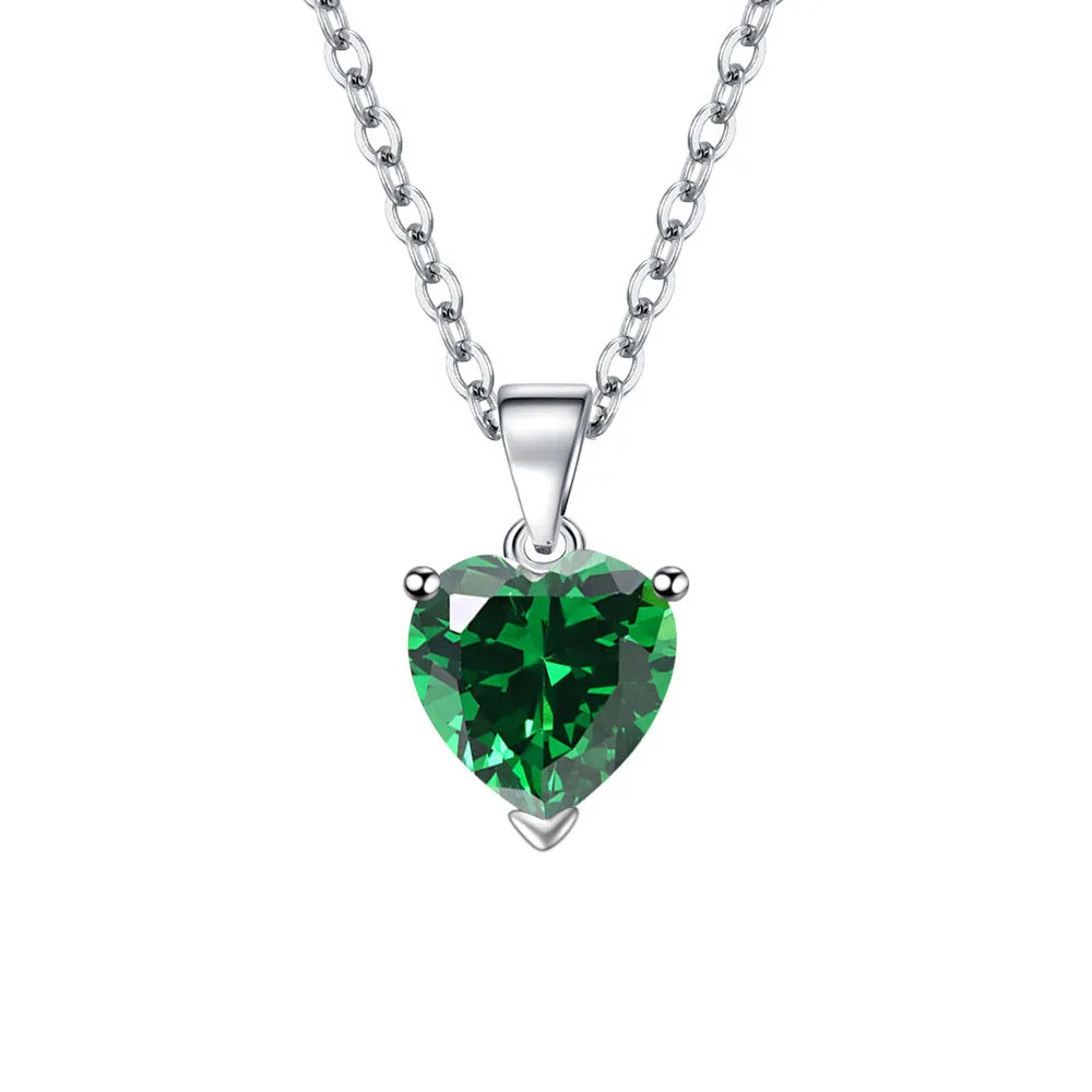 Wholesale Valentine's Day Love Zircon Necklace Earrings Ring Set