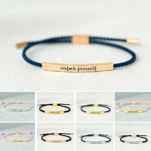 Wholesale Versatile Woven Lucky Titanium Steel Bracelets
