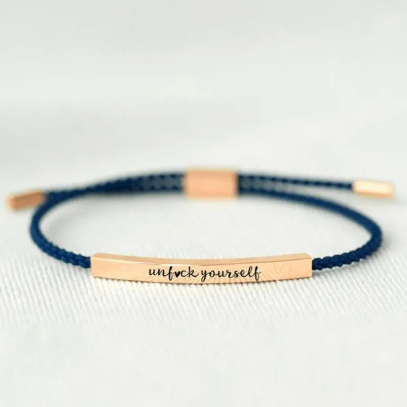 Wholesale Versatile Woven Lucky Titanium Steel Bracelets