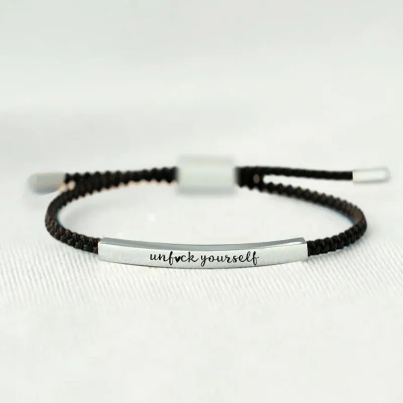 Wholesale Versatile Woven Lucky Titanium Steel Bracelets