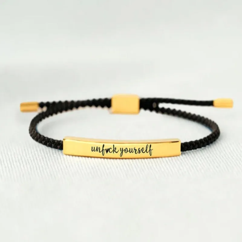 Wholesale Versatile Woven Lucky Titanium Steel Bracelets