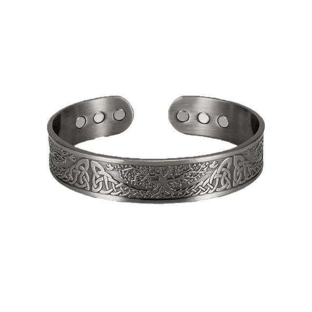 Wholesale Vintage Alloy Bracelet Magnetic Therapy Hand Ring Fashion Accessory
