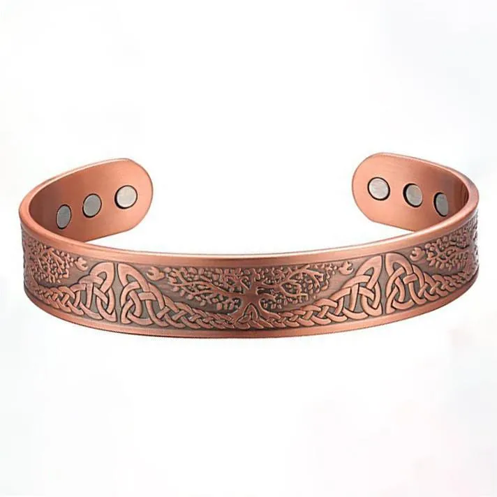 Wholesale Vintage Alloy Bracelet Magnetic Therapy Hand Ring Fashion Accessory