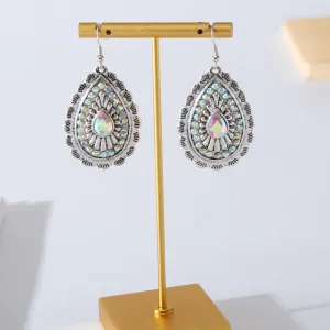 Wholesale Vintage Alloy Diamond Earrings
