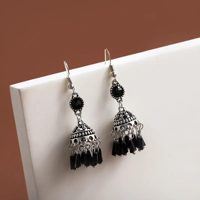 Wholesale Vintage Baroque Tassels Alloy Earrings