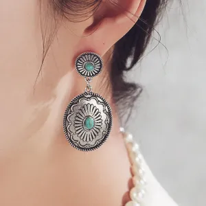 Wholesale Vintage Bohemian Ethnic-inspired Turquoise Earrings