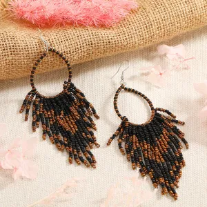 Wholesale Vintage Bohemian Long Bead Earrings