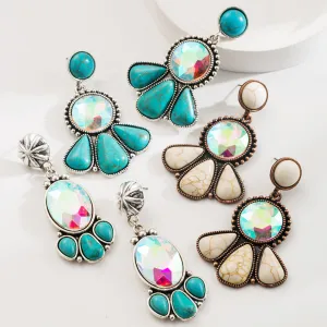 Wholesale Vintage Bohemian Turquoise Stud Earrings