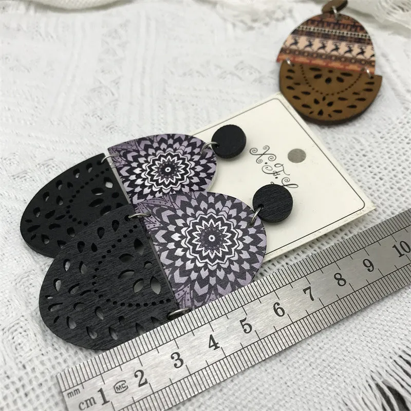 Wholesale Vintage Cotton Wood Earrings