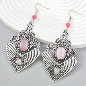 Wholesale Vintage Engraved Bohemian Alloy Earrings
