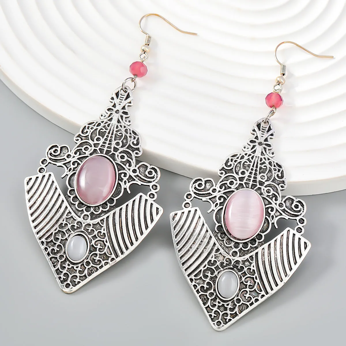 Wholesale Vintage Engraved Bohemian Alloy Earrings