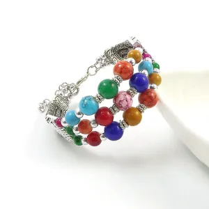 Wholesale Vintage Fashion Silver Bead Bracelet