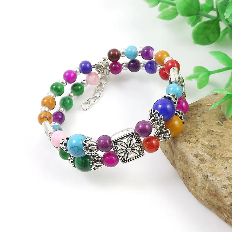 Wholesale Vintage Fashion Silver Bead Bracelet