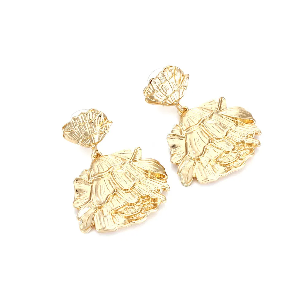Wholesale Vintage Flower Alloy Earrings