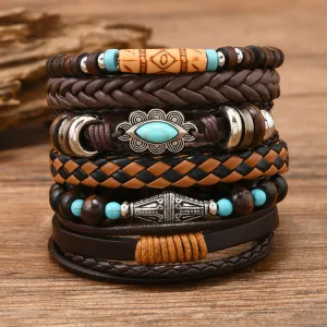 Wholesale Vintage Flower Peacock Feather Heart Shape Wooden Beads