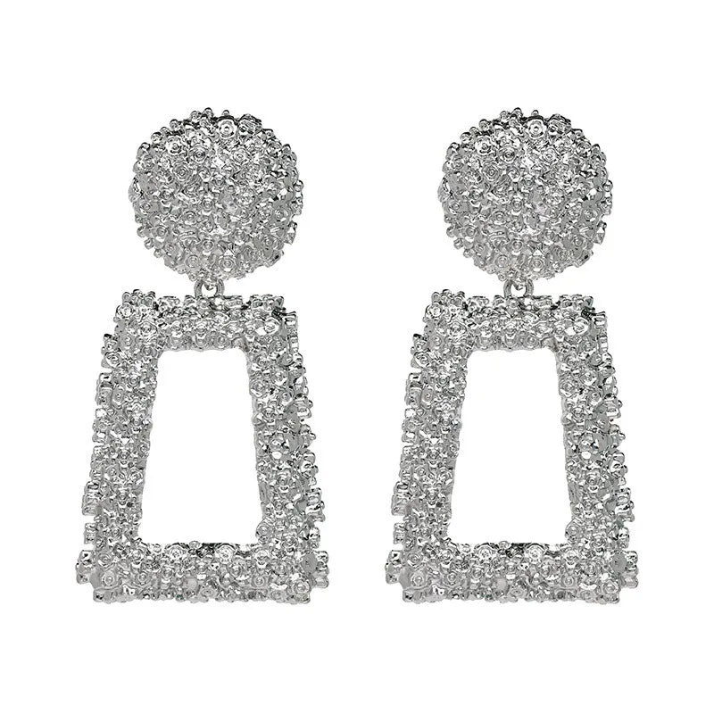 Wholesale Vintage Geometry Alloy Earrings