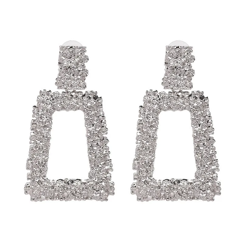 Wholesale Vintage Geometry Alloy Earrings