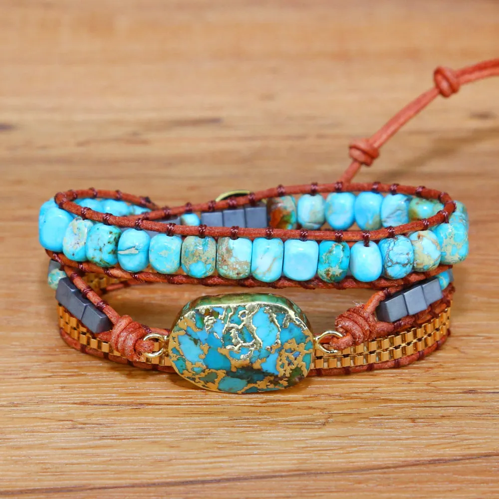 Wholesale Vintage Gold Wire Pine Alloy Chain Bracelets