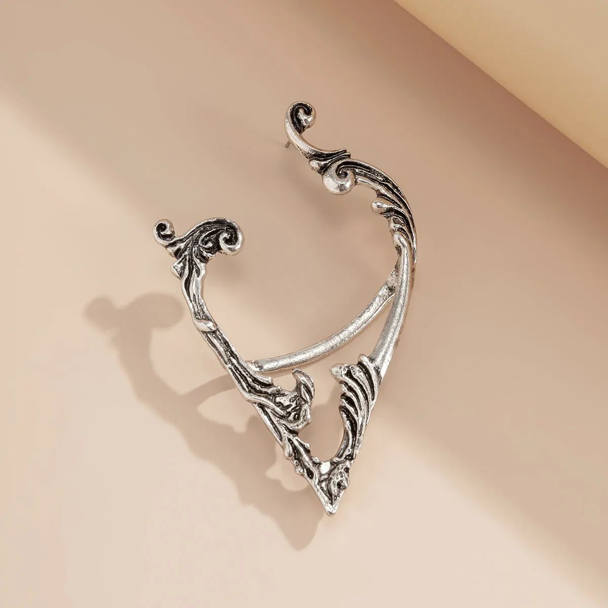 Wholesale Vintage Goth Theme Halloween Elf Alloy Earrings
