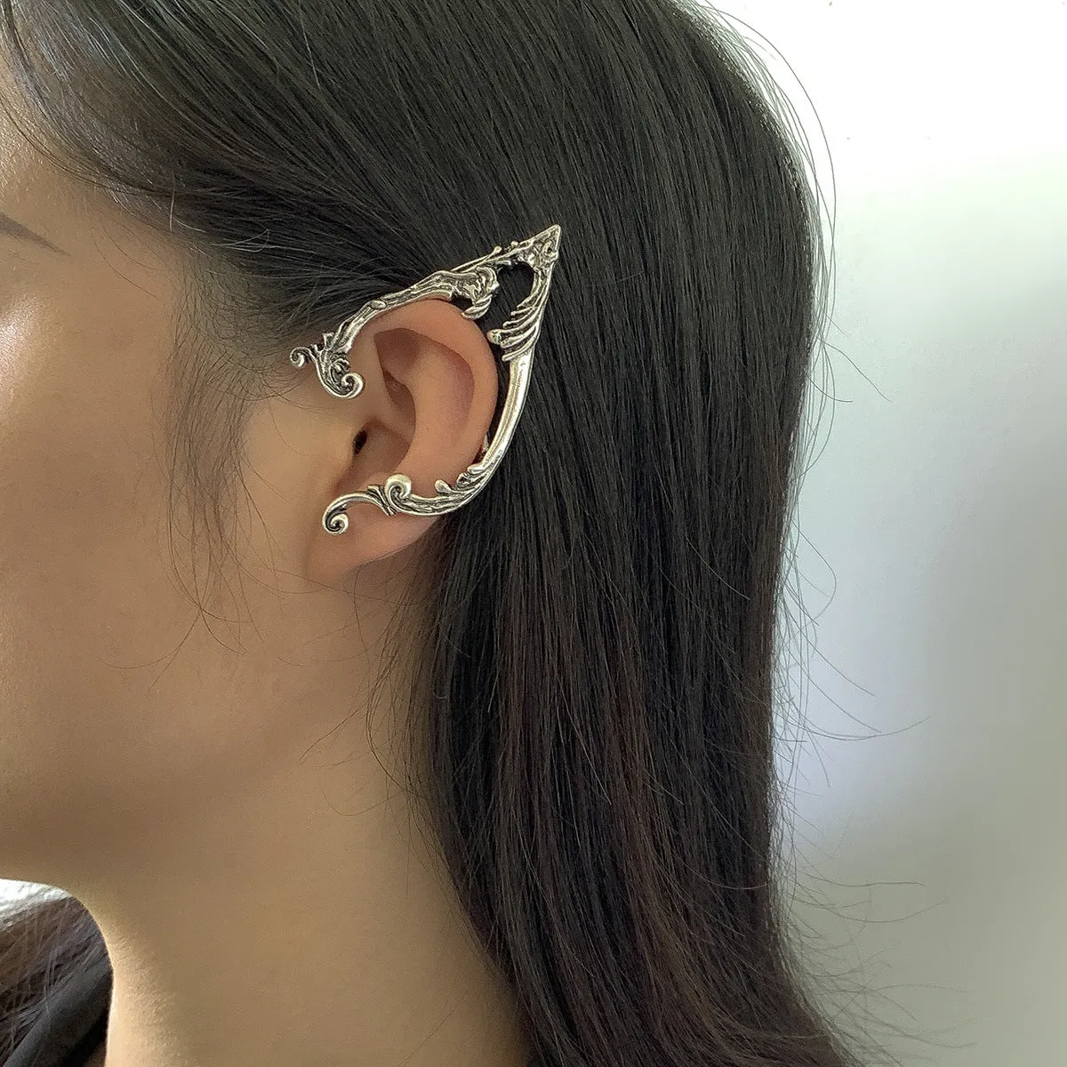 Wholesale Vintage Goth Theme Halloween Elf Alloy Earrings