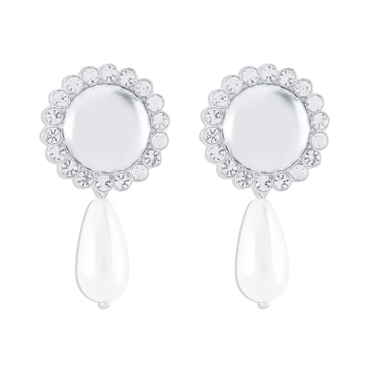 Wholesale Vintage Literary Drop-shaped Pearl Earrings