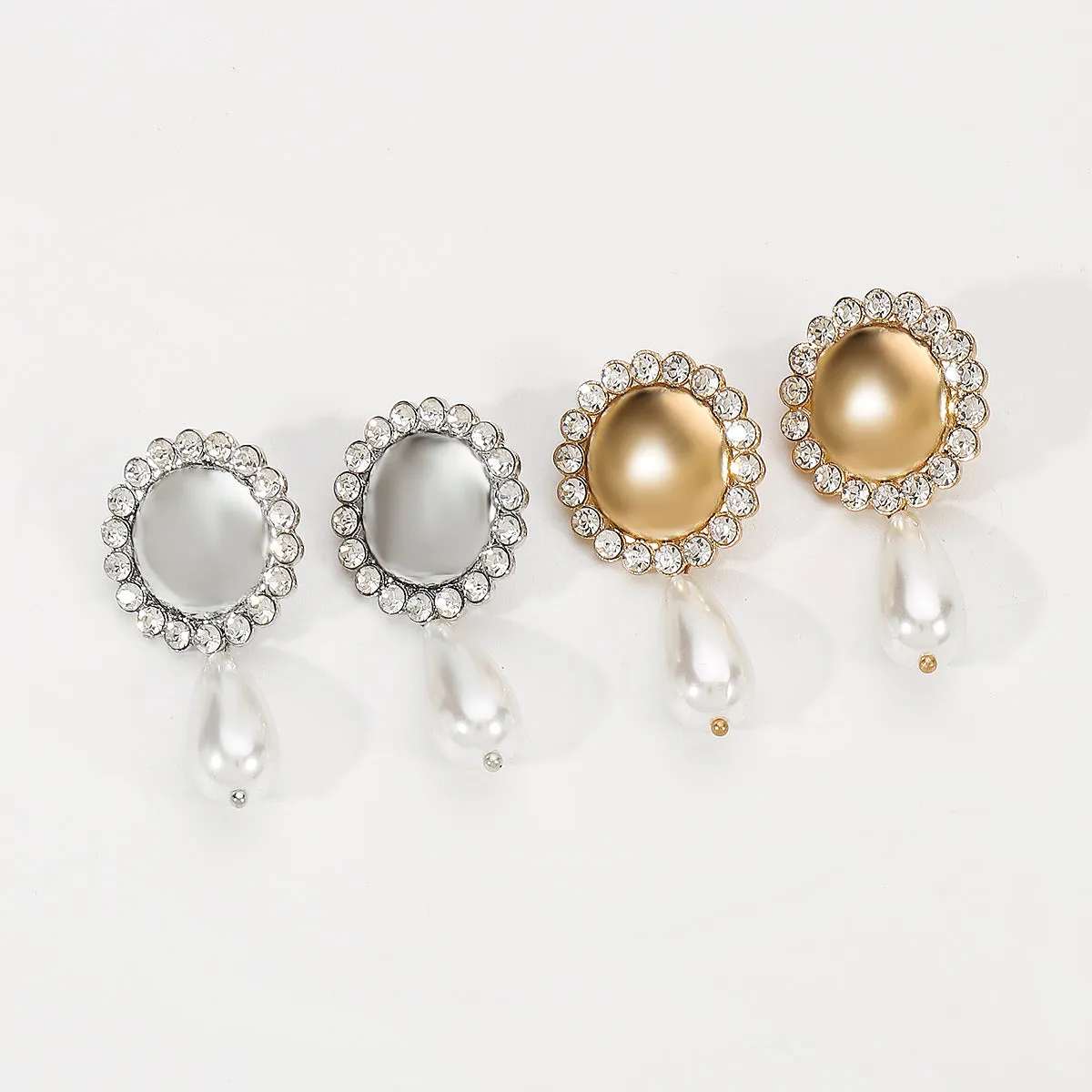 Wholesale Vintage Literary Drop-shaped Pearl Earrings