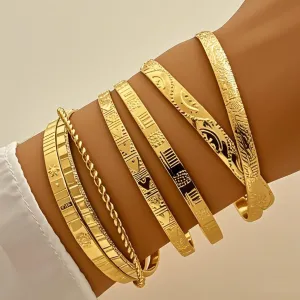 Wholesale Vintage multi-layered diamond pattern bracelet