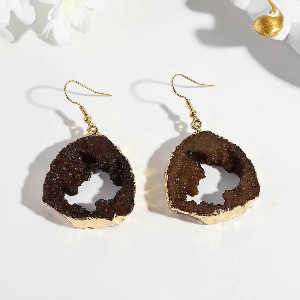 Wholesale Vintage Natural Stone Earrings