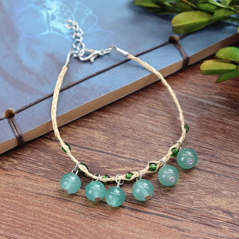Wholesale Vintage Raffia All-match Bracelet