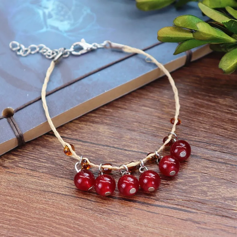Wholesale Vintage Raffia All-match Bracelet