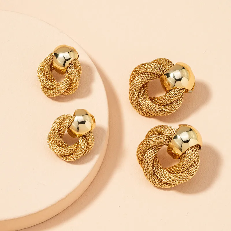 Wholesale Vintage Simple Metal Earrings